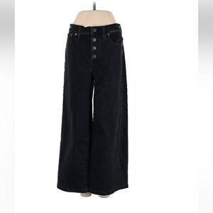 Madewell wide leg cropped jean